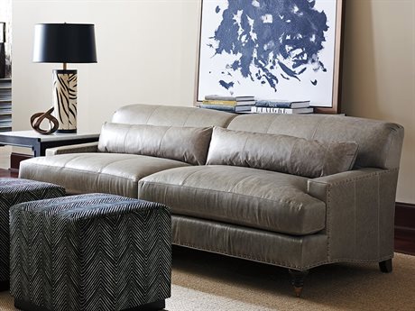Barclay Butera Oxford Charcoal Leather Sofa As Shown 9628 71 Bcb516033ll Barclay Butera Oxford Charcoal Leather, Barclay Butera Leather Sofa