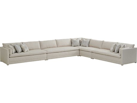 Barclay Butera Upholstery Colony Beige Upholstered Sectional Sofa