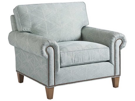 Barclay Butera Upholstery Watermill Gray Fabric Accent Chair