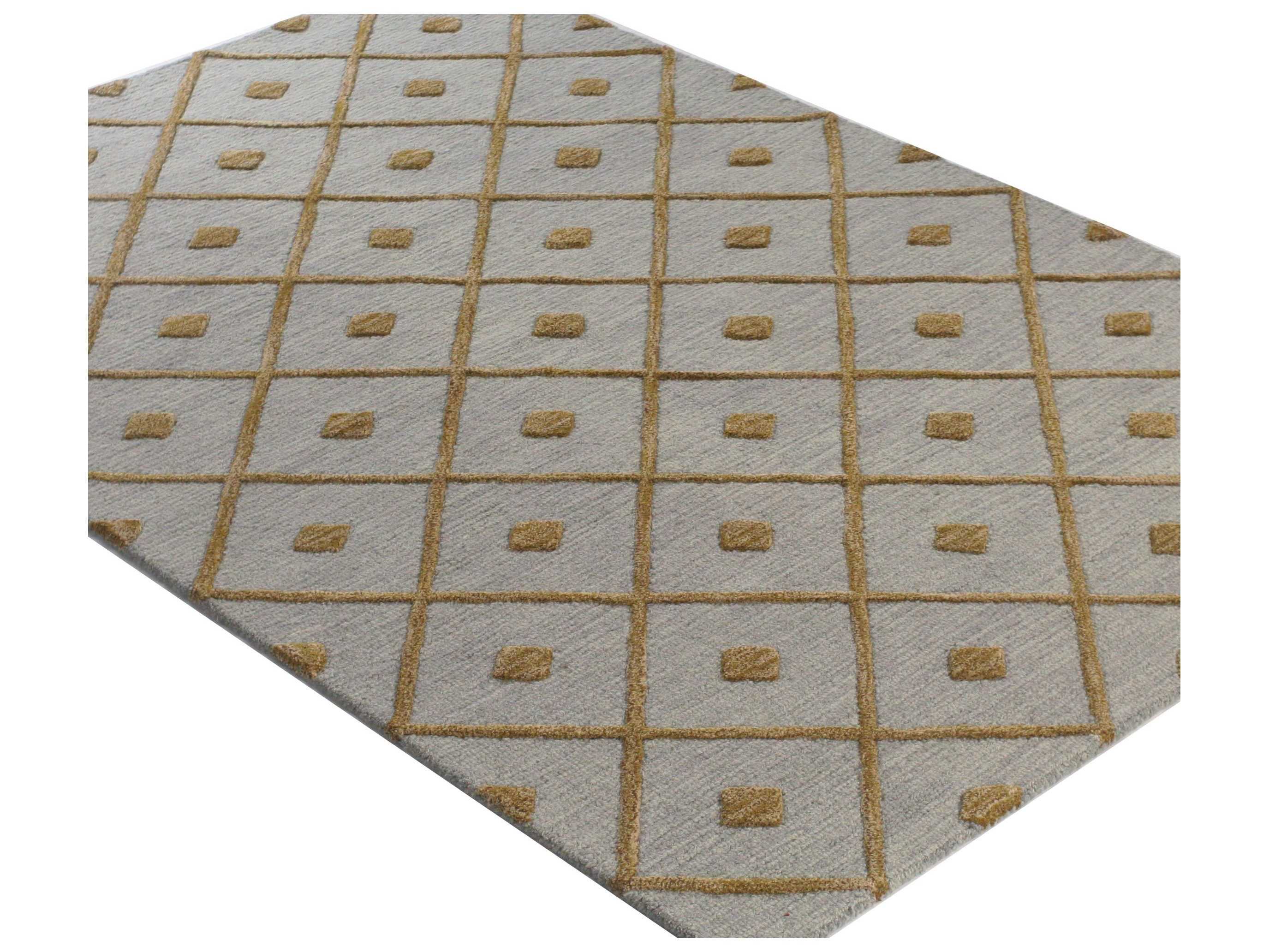 Bashian Rugs Verona Rectangular Slate Area Rug BSHR130SLALC137