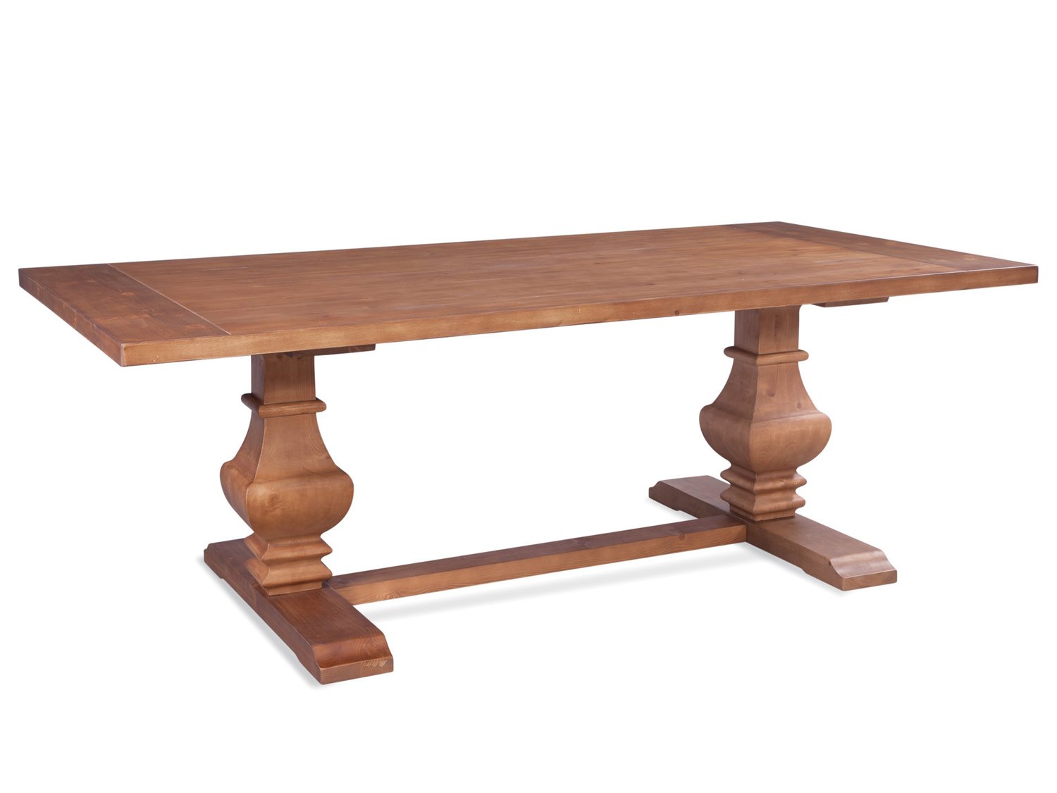 Bassett Mirror Kinzie Rustic Pine 84'' Wide Rectangular Dining Table BA3170600BTEC