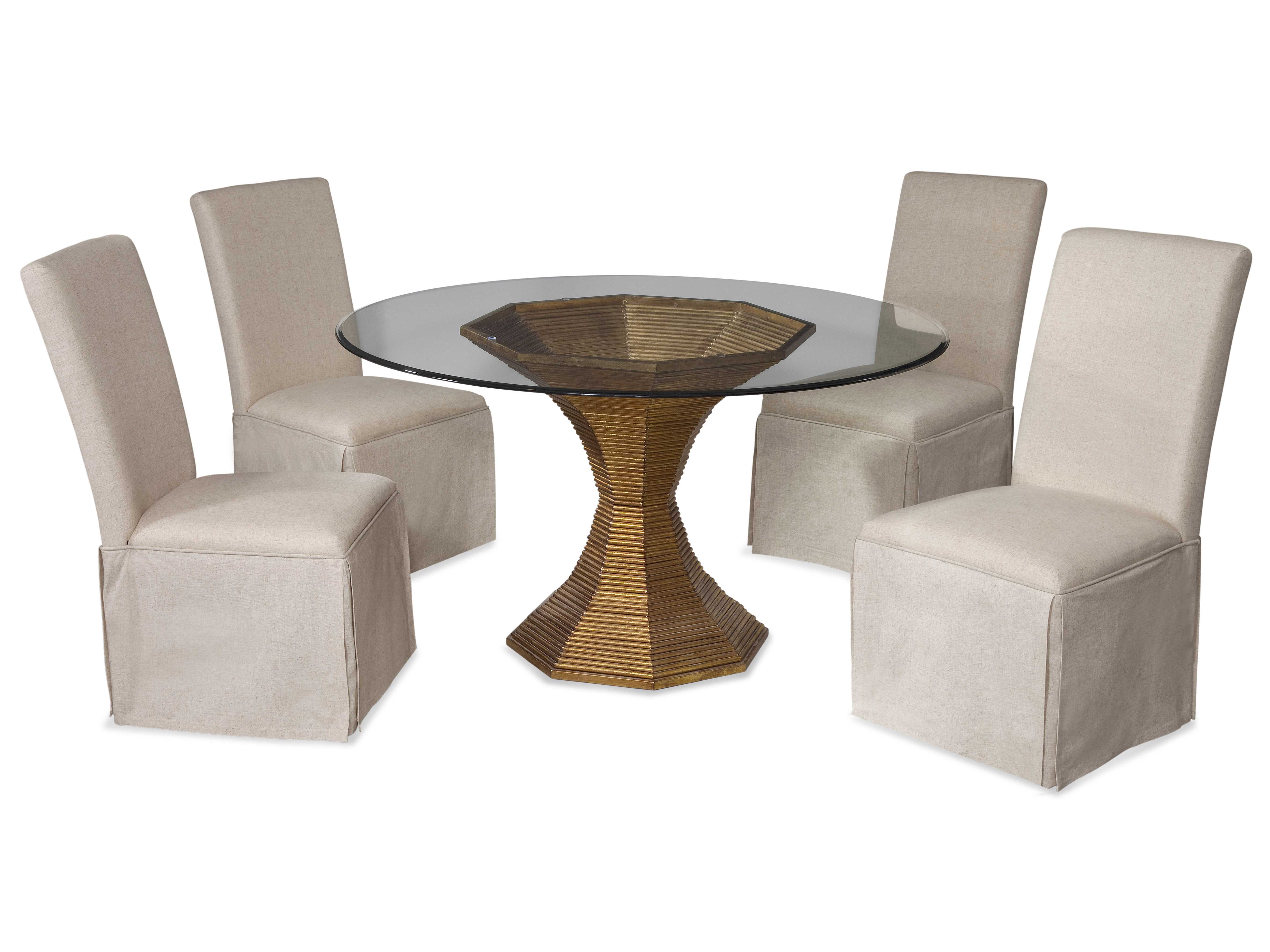 Bassett Mirror Thoroughly Modern Dining Room Set Badiningset15