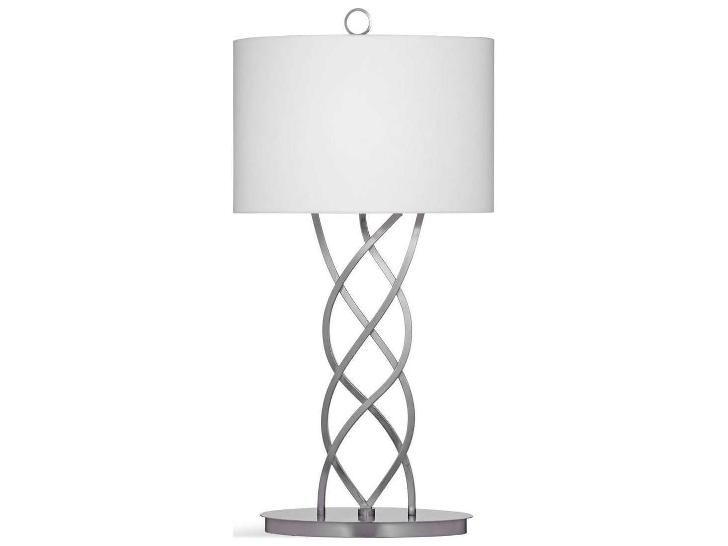 modern silver table lamp