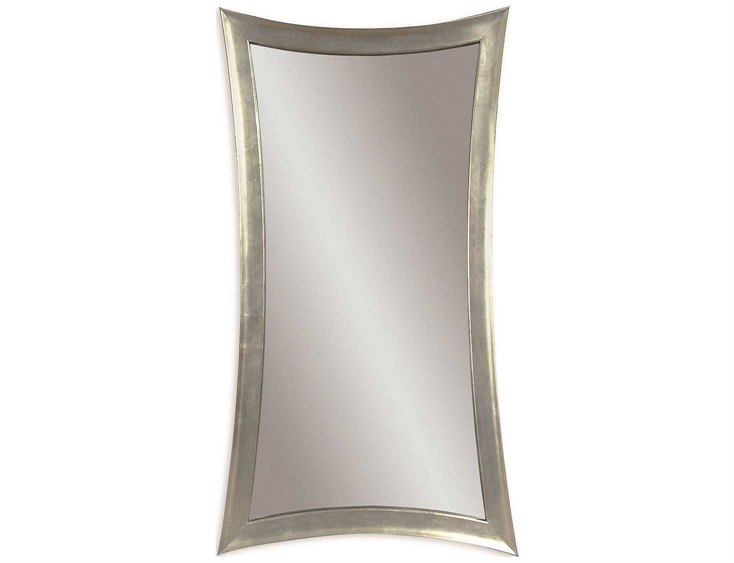 Bassett Mirror Thoroughly Modern 36 X 48 Silver Leaf Hour Glass Bassett Mirror Thoroughly Modern 36 X