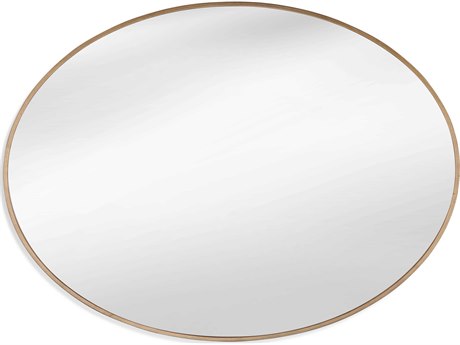 Bassett Mirror Old World 45 Champagne Leaf Alissa Wall Mirror | BA6357711EC