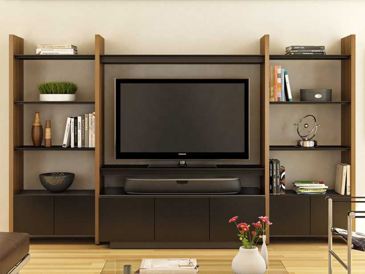 BDI Semblance Home Theater 130'' x 22'' ThreeSection Entertainment