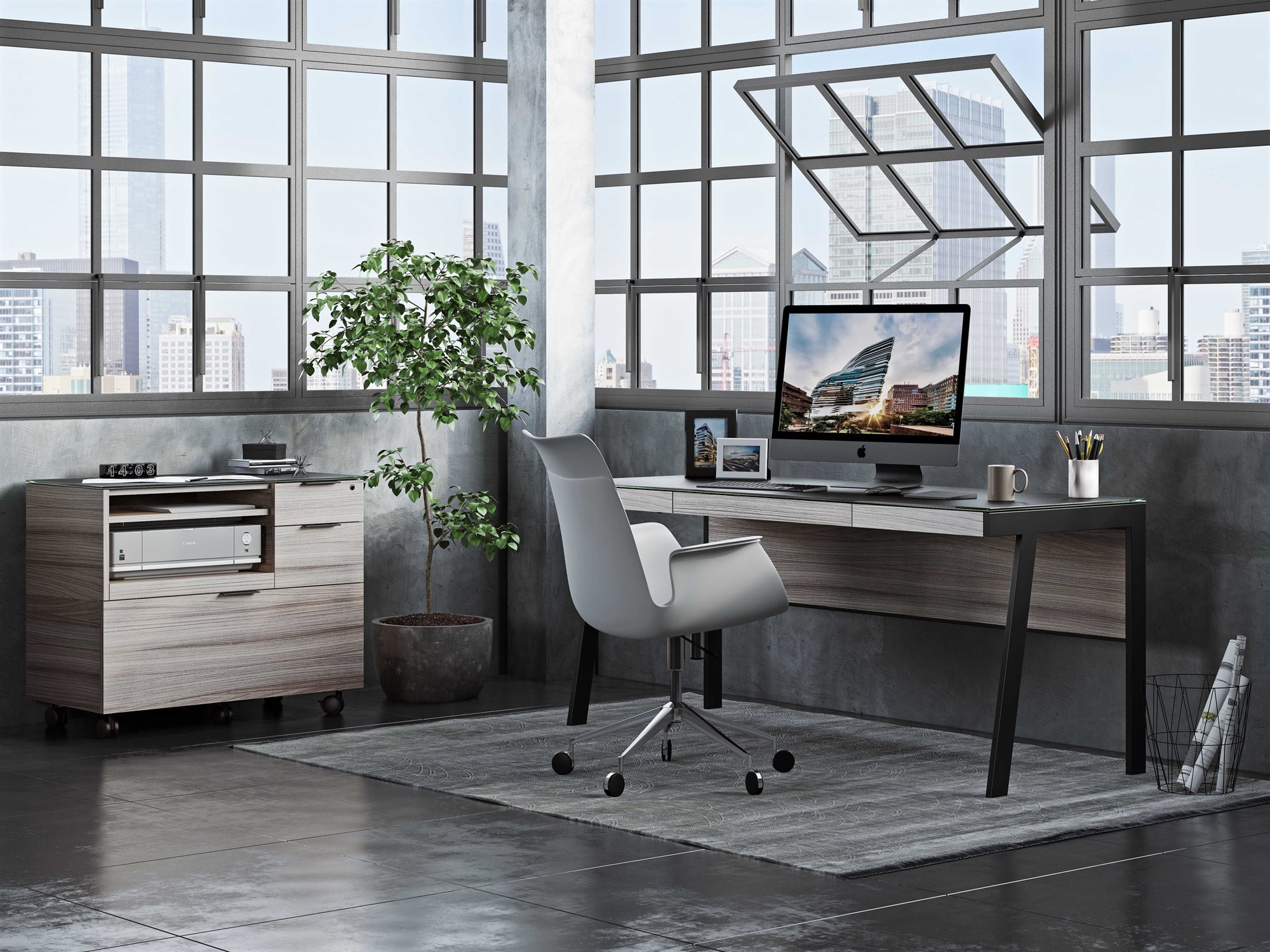 BDI Sigma Home Office Set BDI6901STRSET2