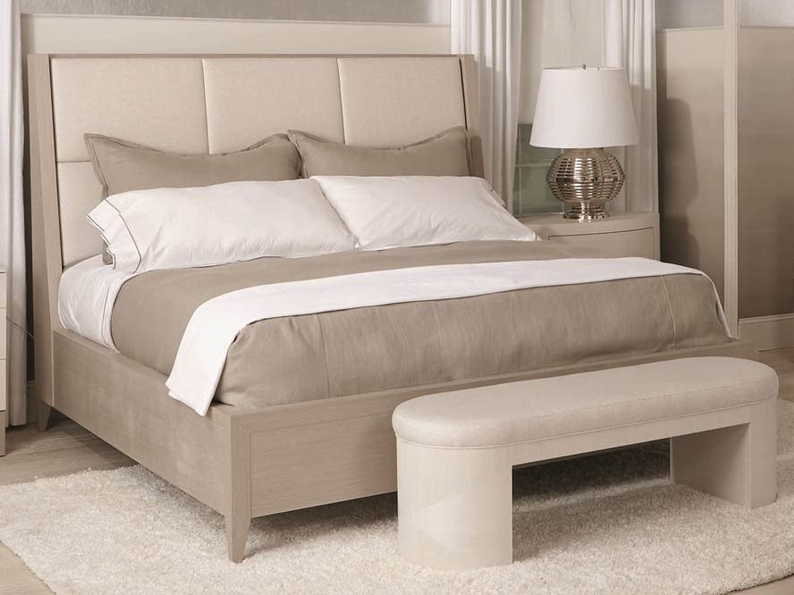 Bernhardt Axiom Linear Gray King Panel Bed | BH38166