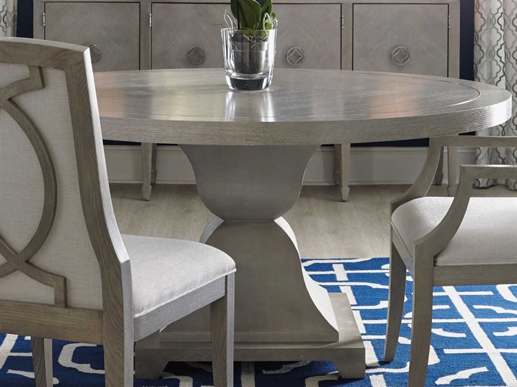 Bernhardt Criteria Heather Gray 60'' Wide Round Dining Table BH363271T