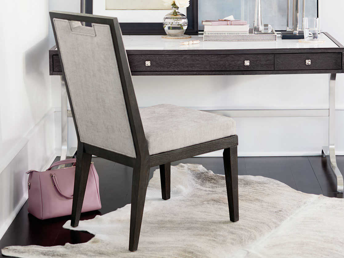 Bernhardt Decorage Cerused Mink Side Dining Chair BH380541