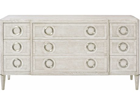 Bernhardt Domaine Blanc Dove White 8 Drawers And Up Triple Dresser