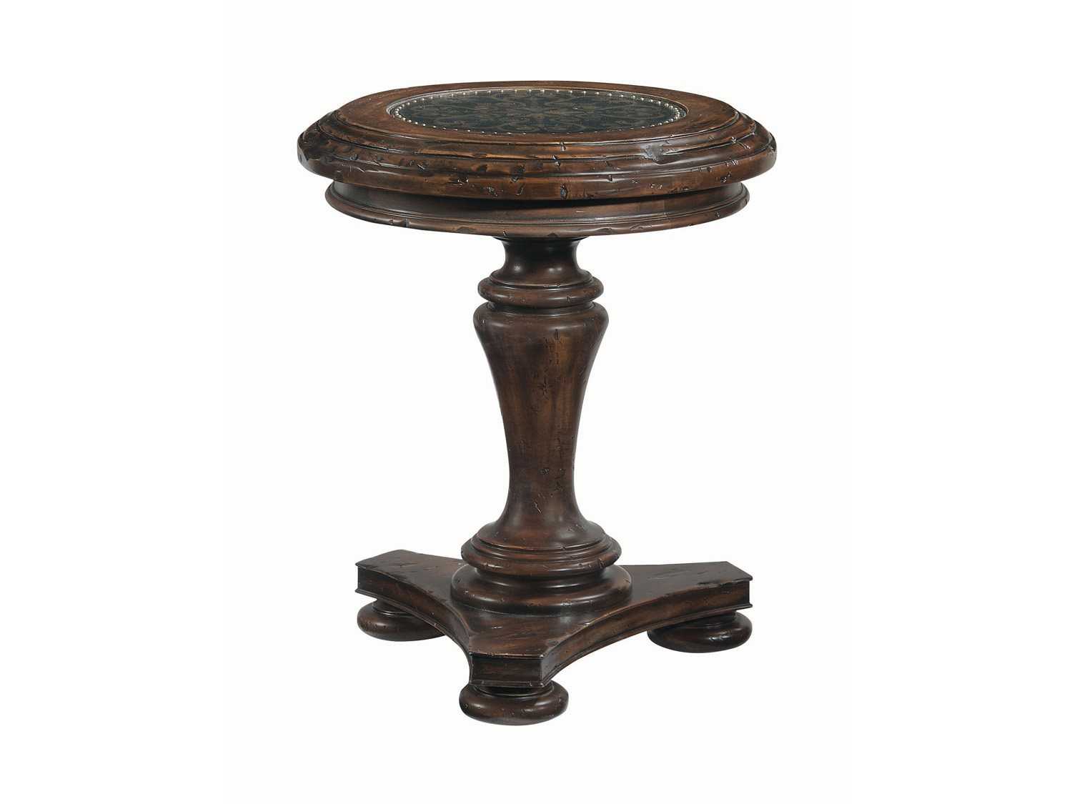 Bernhardt Marquis Dark Brown Round End Table