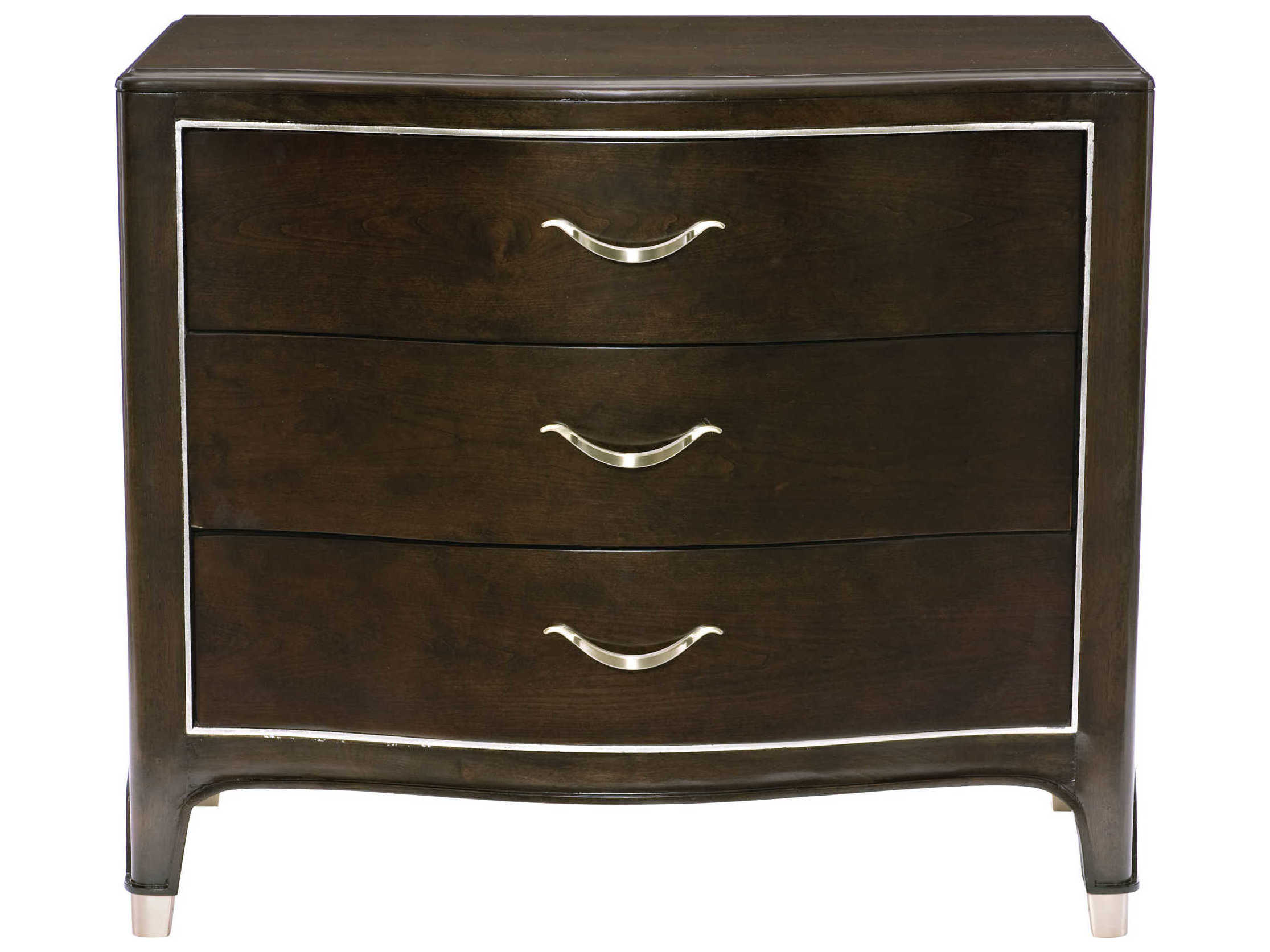 Bernhardt Miramont Dark Sable (360) 3 Drawers Nightstand BH360216