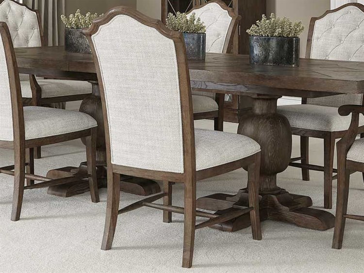 Bernhardt Rustic Patina Peppercorn Side Dining Chair BH387561D