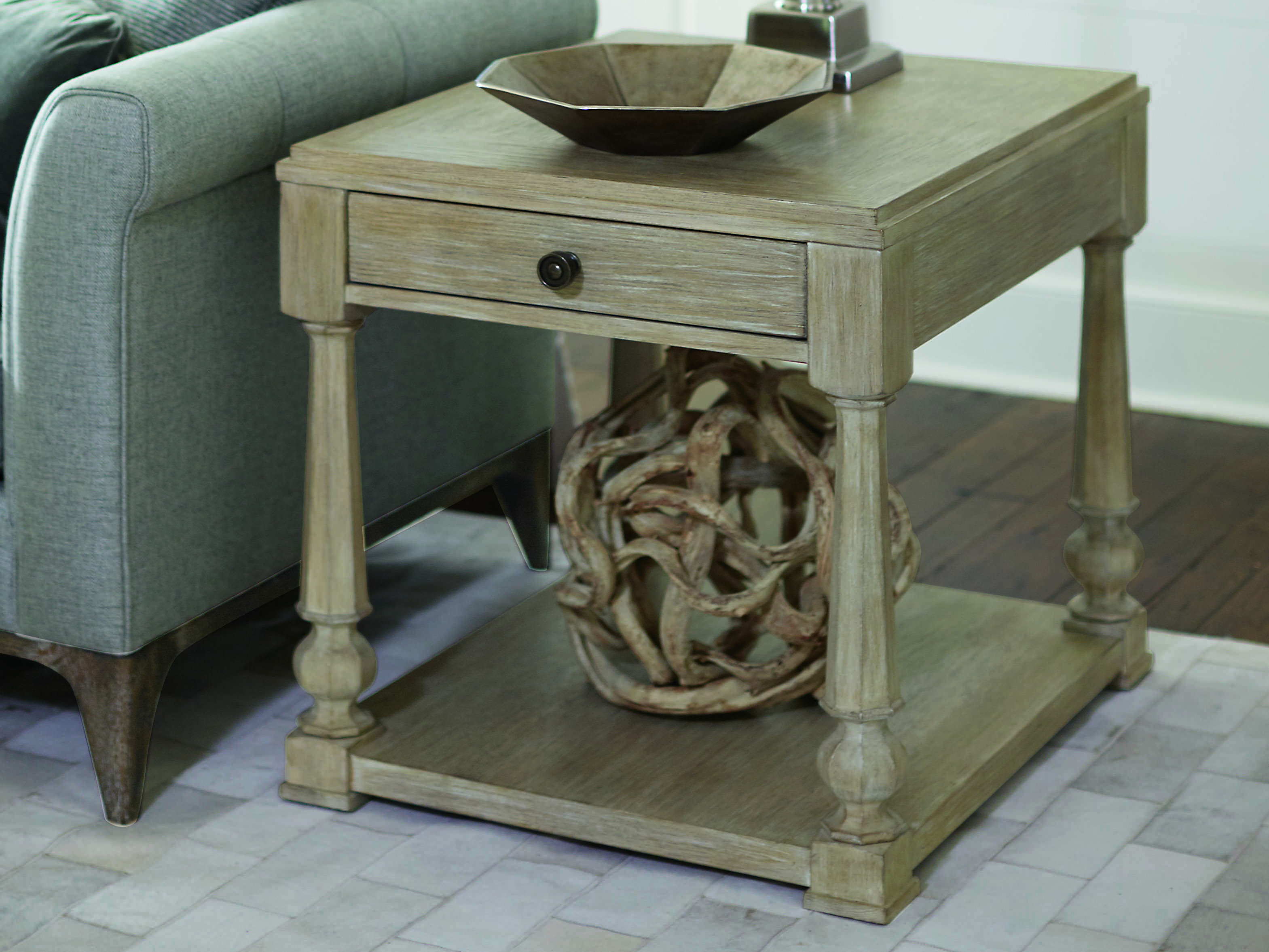Bernhardt Santa Barbara Sandstone 24'' Wide Rectangular End Table