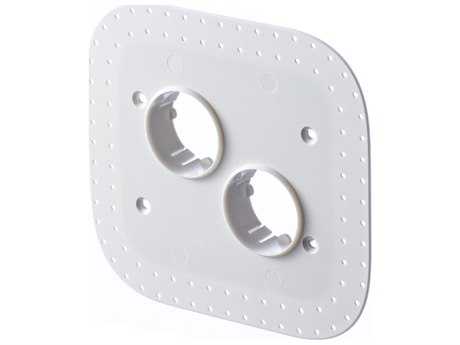 Legrand Plastics Powder White Four-Gang Wall Plate | LGRAWP4GPW4