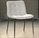 Bontempi Kuga Natural Silver / Mink Side Dining Chair  BON4038M326TN004