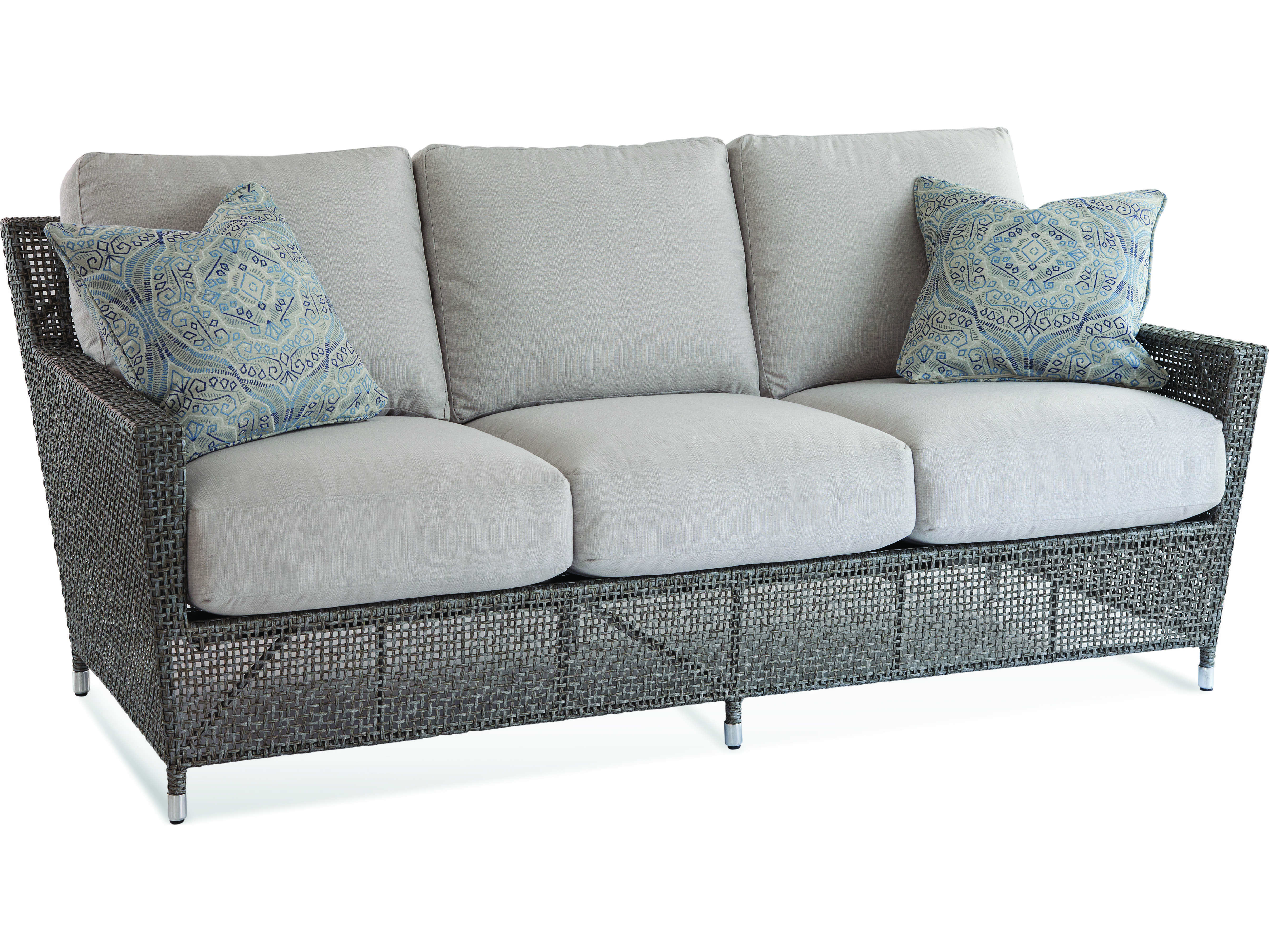 Braxton Culler Edisto Pewter Loveseat Sofa