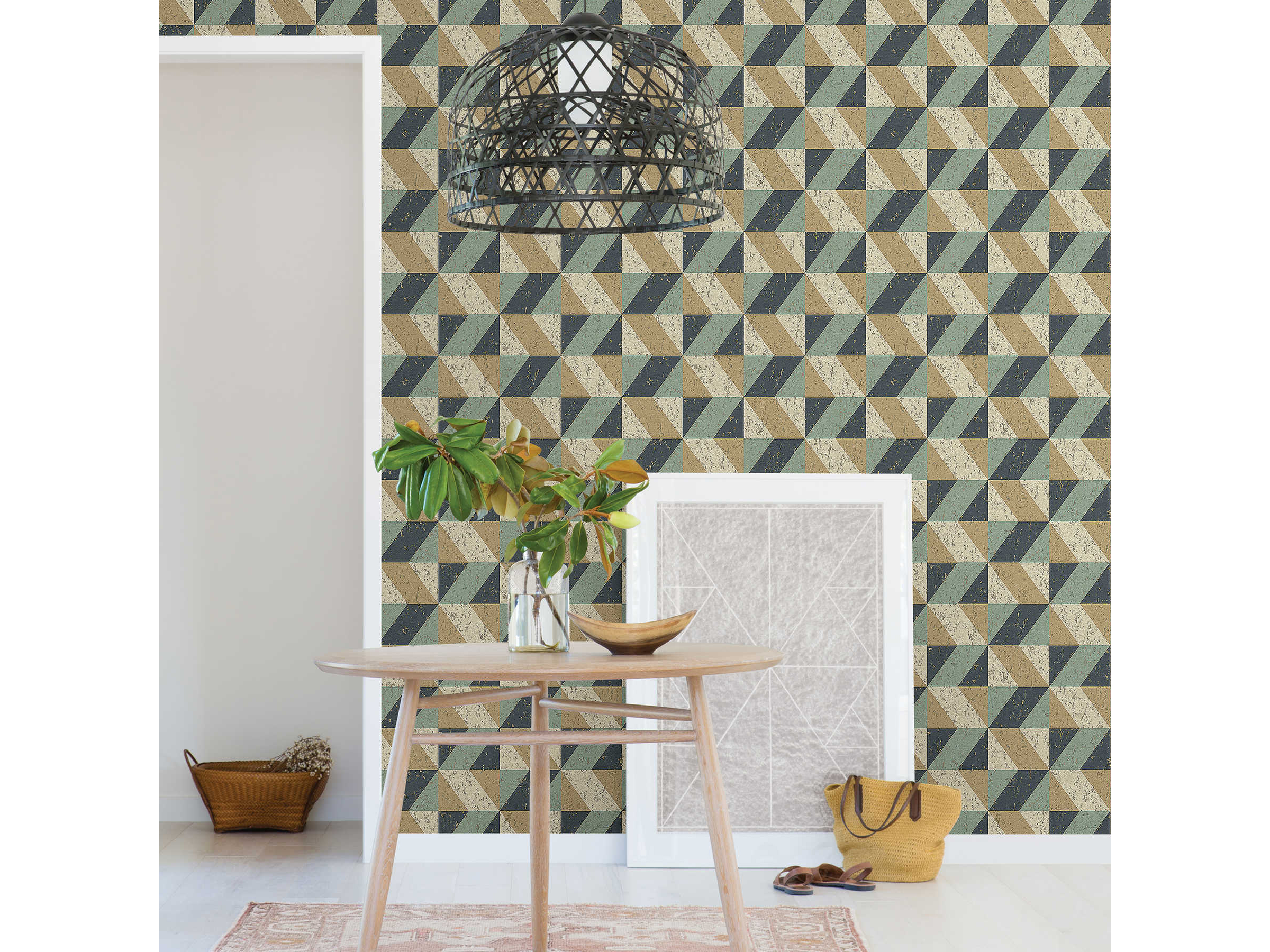 Brewster Home Fashions Astreet Prints Cerium Multicolor Concrete