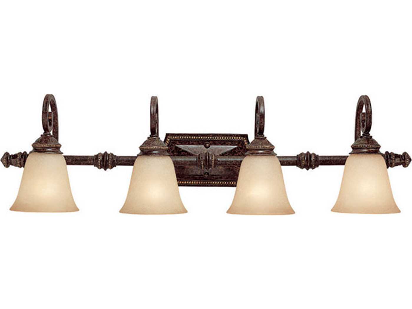Capital Lighting Barclay Chesterfield Brown Four Light Vanity Brown Four Light Vanity