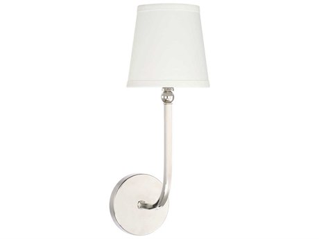 Capital Lighting Dawson 1-Light Polished Nickel Wall Sconce