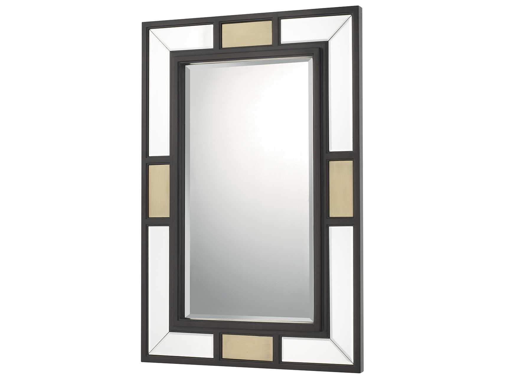 Capital Lighting Aged Brass And Old Bronze 24w X 36h Rectangular Decorative Wall Mirror 