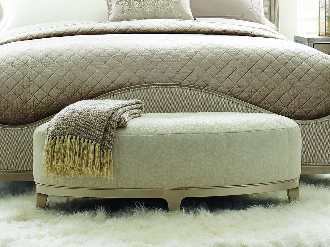 Caracole Compositions Avondale Off White Soft Silver Oval Accent