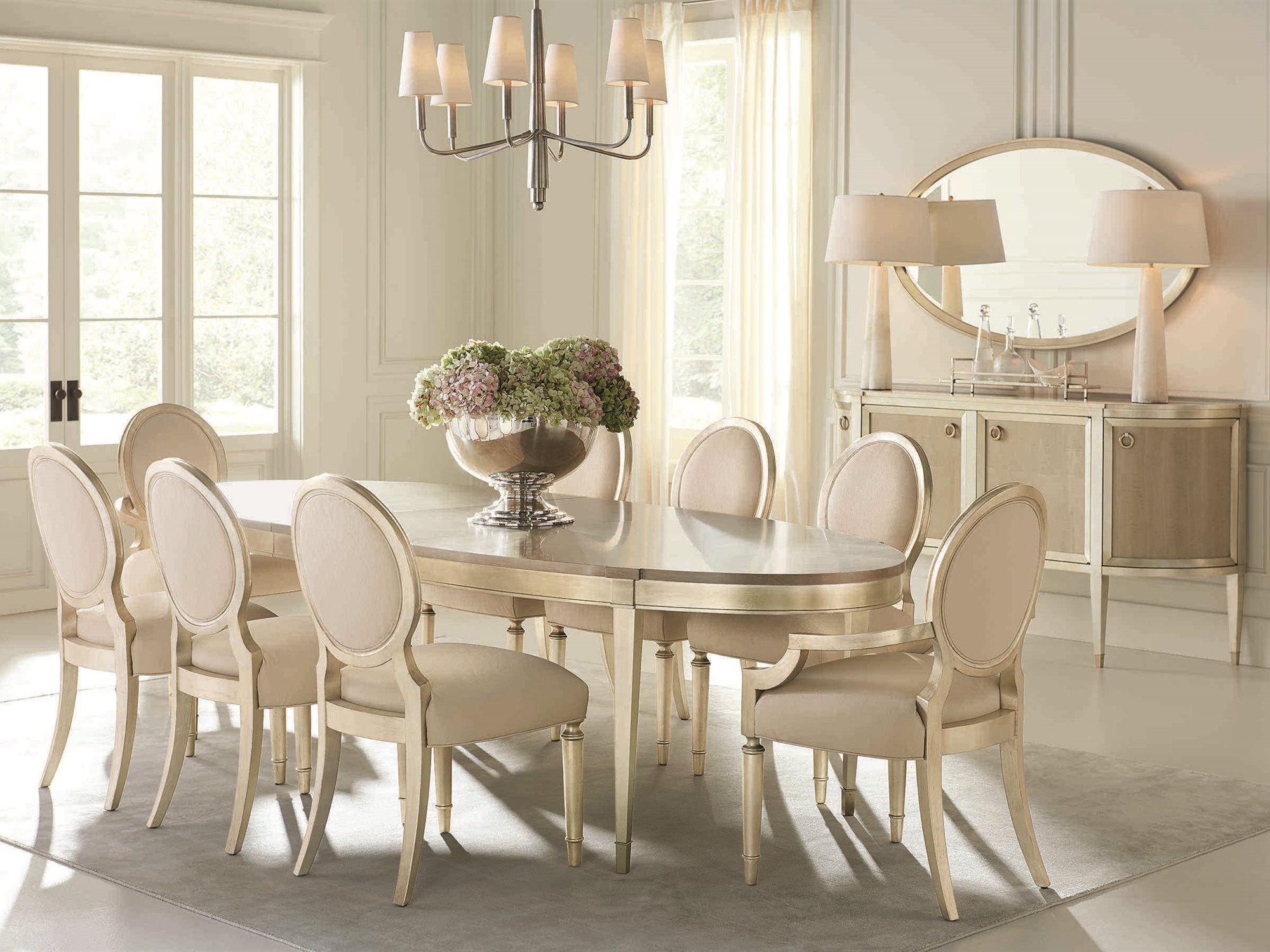 Caracole Classic Dining Room Set, Classic Dining Room Table And Chairs