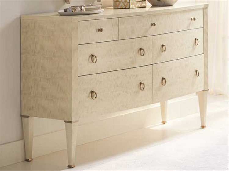 7 drawer classic mirrored dressing table