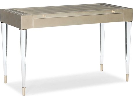Caracole Classic Soft Silver Leaf Vanity Table