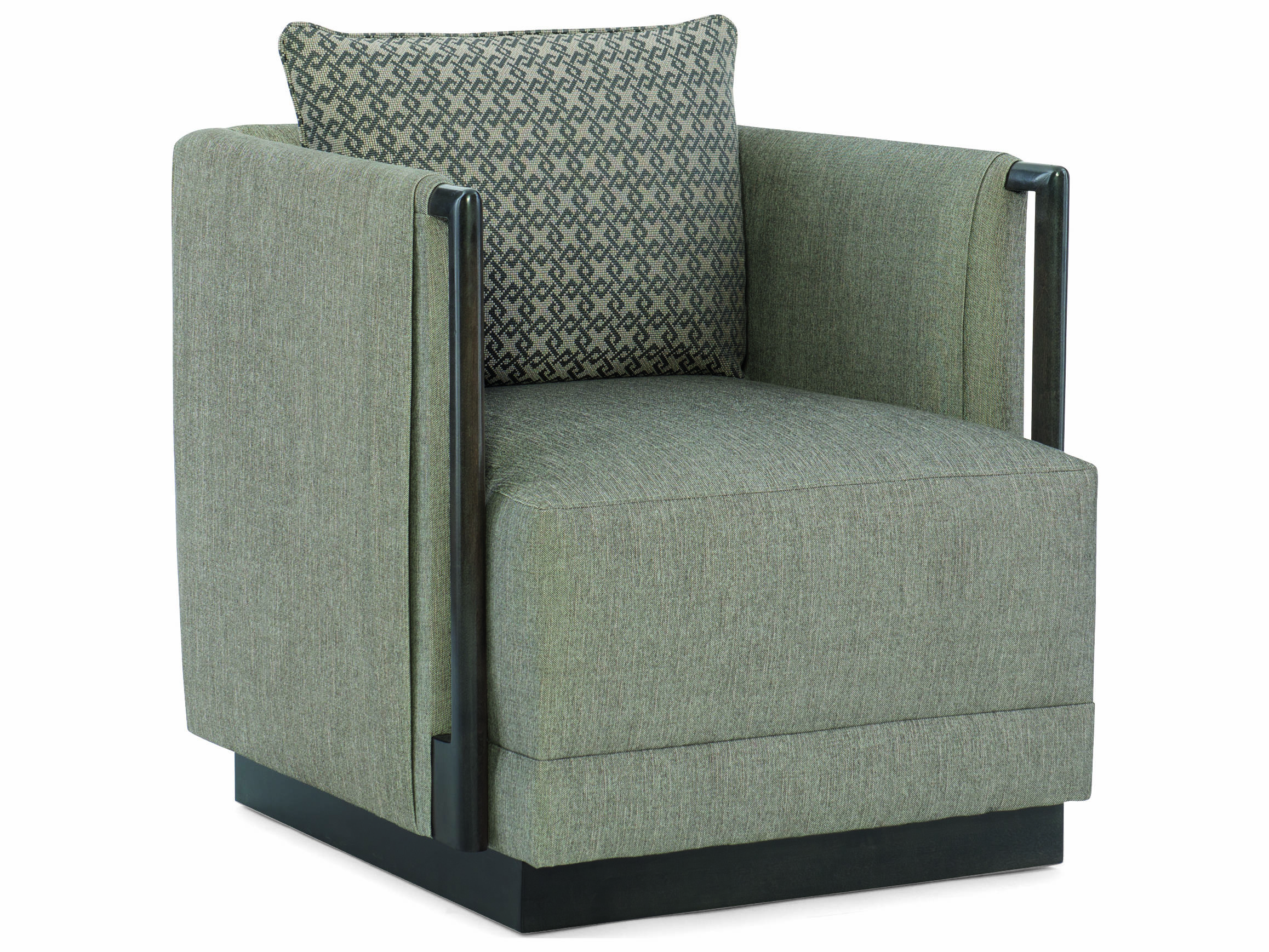 Caracole Uptown Graphite Accent Chair CAMM010016032A