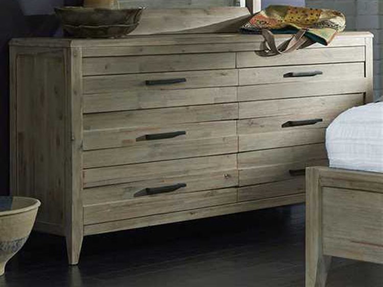 Palliser Case Goods Casablanca Weathered Acacia Six Drawer Dresser