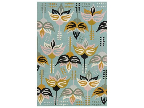Chandra Jessica Swift Floral Area Rug