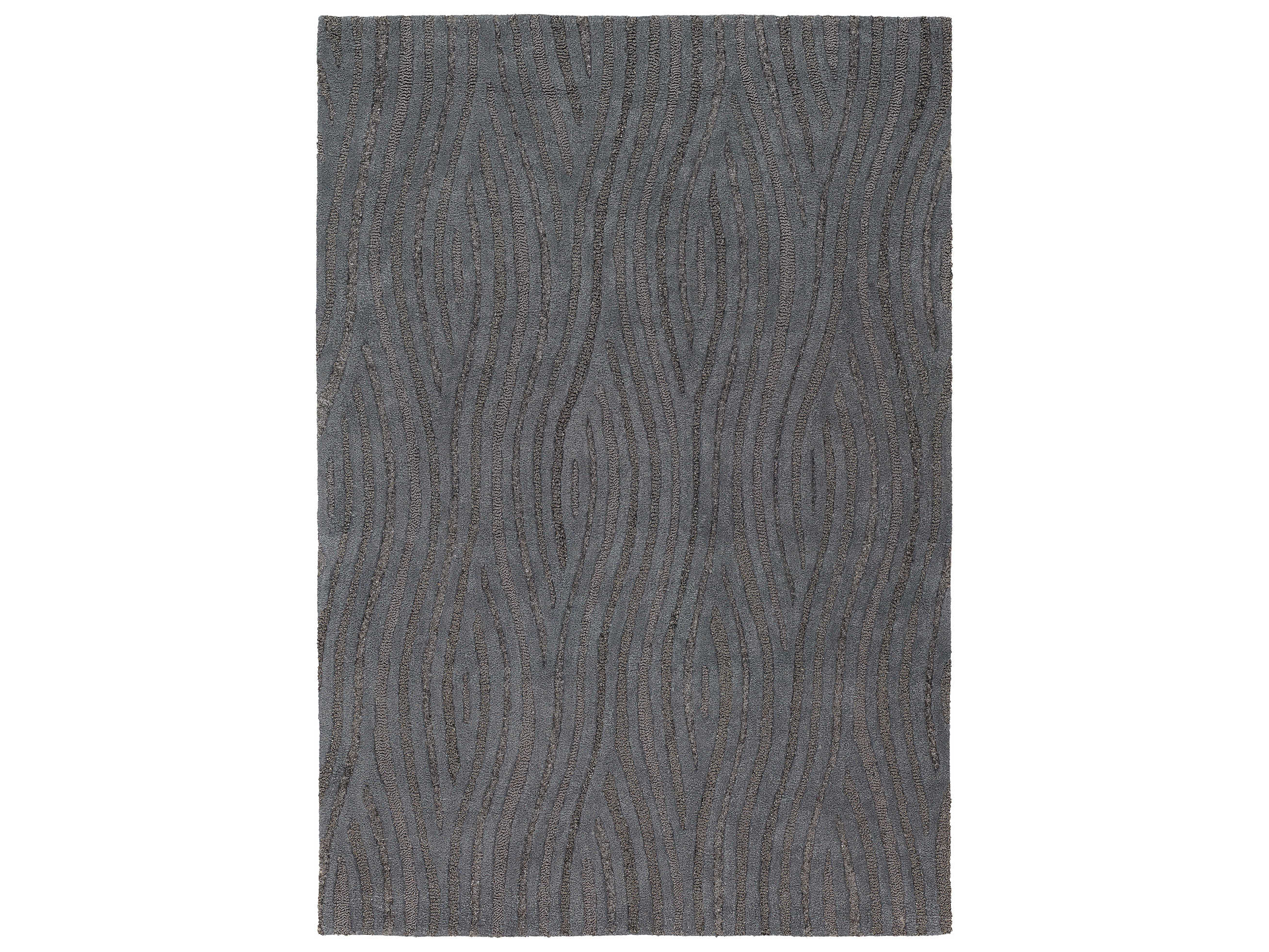 Chandra Penelope Brown / Grey Rectangular Area Rug CDPEN12901