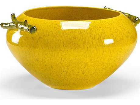 Chelsea House Yellow Wool Garden Decorative Bowl