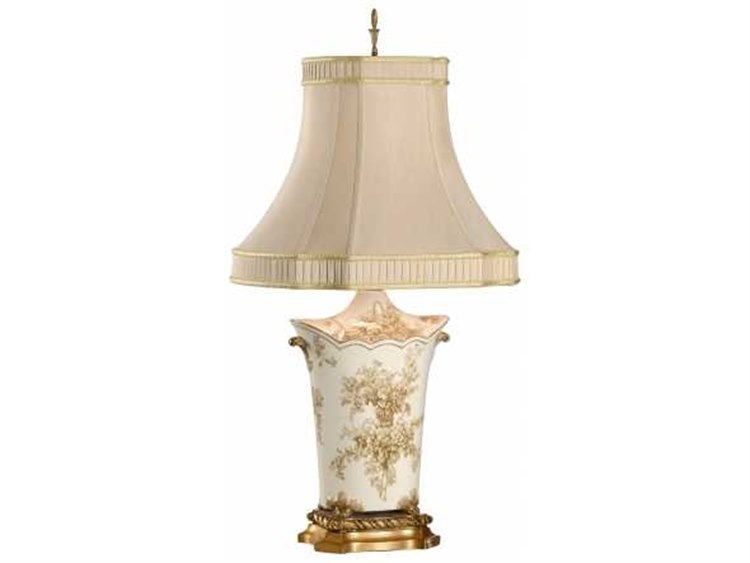 Chelsea House Toile Bouquet Table Lamp Chelsea House Toile Bouquet Table Lamp
