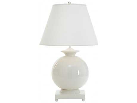 Chelsea House Opus Ceramic White Table Lamp