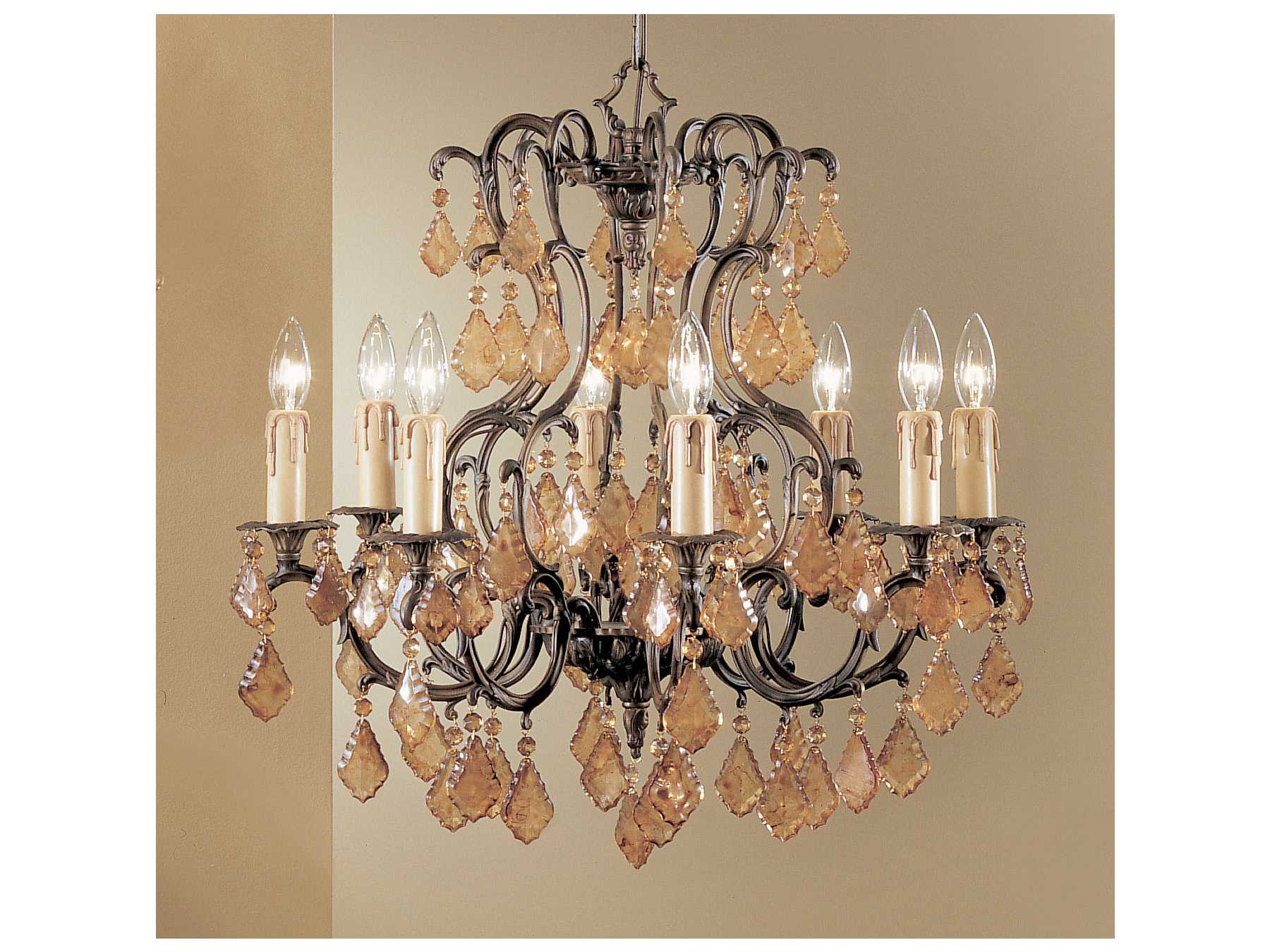 Classic Lighting Corporation Parisian Aged Bronze EightLight 24'' Wide