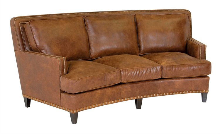 Clic Leather Palermo 90 Curved Sofa