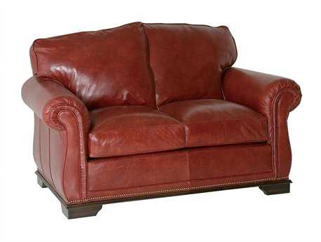 providence leather loveseat