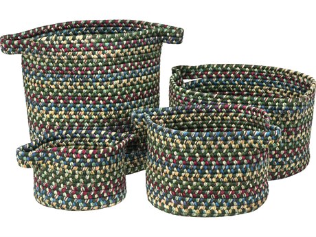 Colonial Mills American Farmhouse Forest Green Storage Bin Set of 4