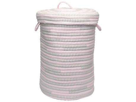 Colonial Mills Bella Nursery Pink Grey Storage Bin