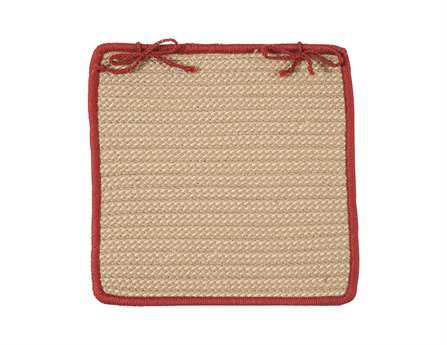 Colonial Mills Boat House Rust Red Chair Pad