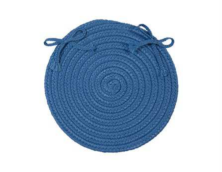 Colonial Mills Boca Raton Blue Ice Chair Pad