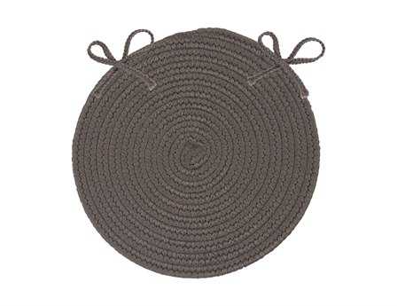 Colonial Mills Boca Raton Gray Chair Pad Set of 4