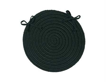 Colonial Mills Boca Raton Dark Green Chair Pad Set of 4