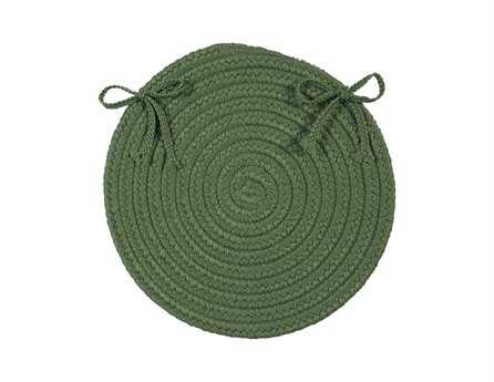 Colonial Mills Boca Raton Moss Green Chair Pad Set of 4