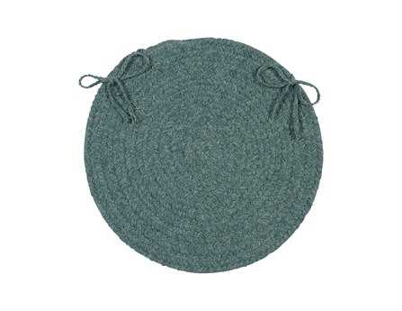 Colonial Mills Bristol Teal Chair Pad Set of 4