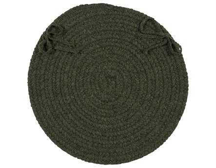 Colonial Mills Bristol Olive Chair Pad Set of 4