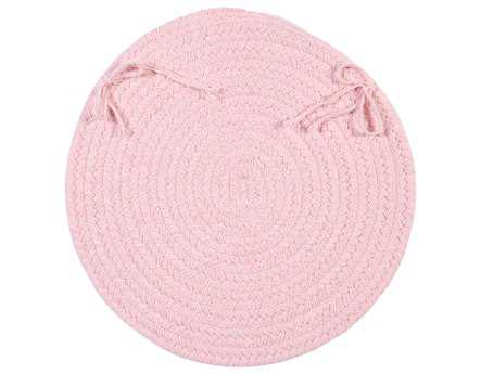 Colonial Mills Bristol Blush Pink Chair Pad Set of 4